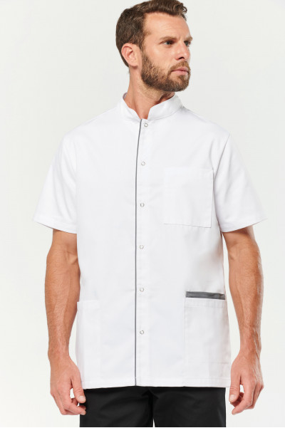 Blouse médicale polycoton Blanc Homme