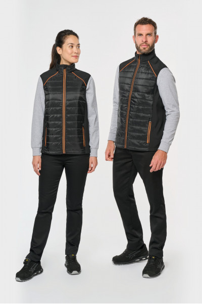 Bodywarmer, bi-matière DAY to DAY