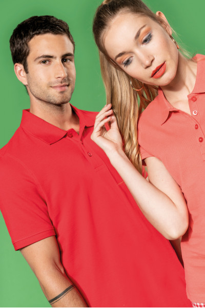 Polo piqué manches courtes femme Basic +