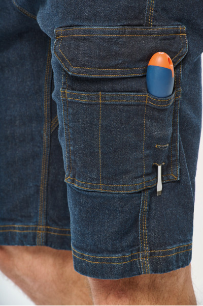 BERMUDA Denim multipoches homme