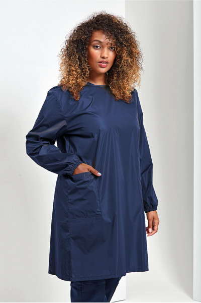 Robe de salon coiffure & barbier imperméable double attache